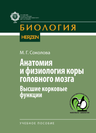 Обложка книги «Анатомия и физиология коры головного мозга. Высшие корковые функции»