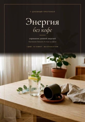 Обложка книги «Энергия без кофе. Как вернуть себе энергию»