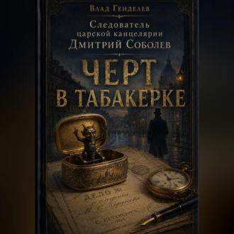 Обложка книги «Следователь царской канцелярии Дмитрий Соболев. Черт в табакерке.»