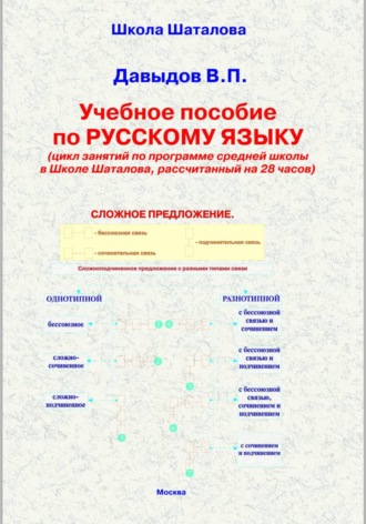 Обложка книги «Учебное пособие по русскому языку для 7-9 кл. (Базовый курс, рассчитанный на 28 часов).»