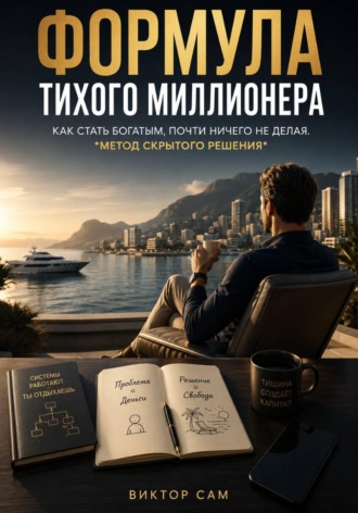Обложка книги «Формула тихого миллионера. Как стать богатым, почти ничего не делая. Метод скрытого решения»