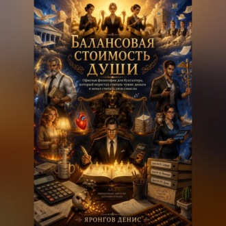 Обложка книги «Балансовая стоимость души. Офисная философия для бухгалтера, который перестал считать чужие деньги и начал считать свои смыслы»