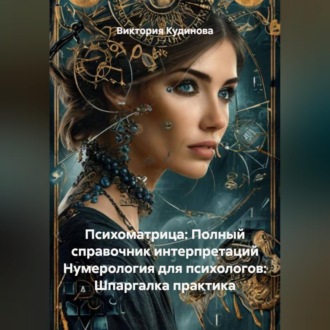 Обложка книги «Психоматрица: Полный справочник интерпретаций Нумерология для психологов: Шпаргалка практика»