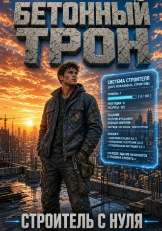 Обложка книги «Бетонный трон. Строитель с нуля»