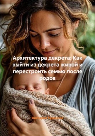 Обложка книги «Архитектура декрета: Как выйти из декрета живой и перестроить семью после родов»