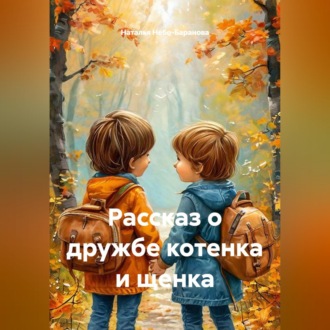 Обложка книги «Рассказ о дружбе котенка и щенка»