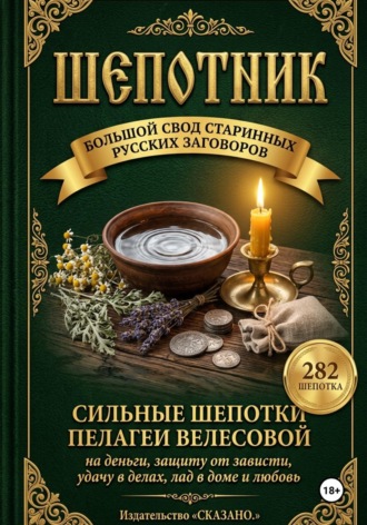 Обложка книги «Шепотки на деньги, защиту и удачу. Большой русский заговорник: 282 старинных заговора скорой помощи»