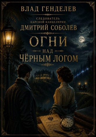 Обложка книги «Следователь царской канцелярии Дмитрий Соболев. Огни над Чёрным логом»