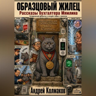 Обложка книги «ОБРАЗЦОВЫЙ ЖИЛЕЦ. Рассказы бухгалтера Мямлина»