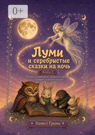 Обложка книги «Луми и серебристые сказки на ночь. Книга 3. Истории о верности, доброте и дружбе, которые согревают сердце»