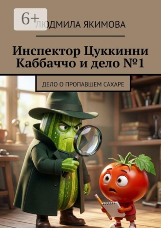 Обложка книги «Инспектор Цуккинни Каббаччо и дело №1. Дело о пропавшем сахаре»