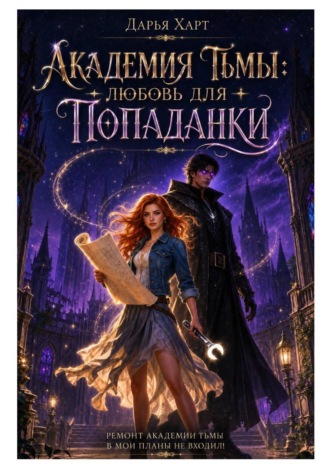 Обложка книги «Академия тьмы: любовь для попаданки»