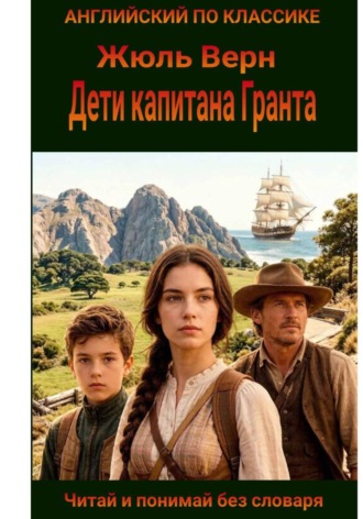 Обложка книги «Дети капитана Гранта на английском языке с параллельным переводом на русский»
