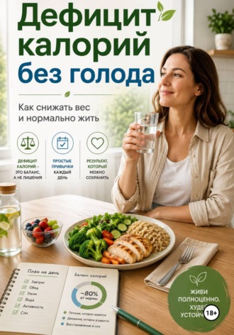 Обложка книги «Дефицит калорий без голода»