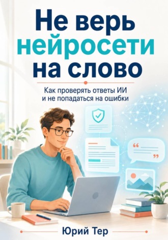Обложка книги «Не верь нейросети на слово: Как проверять ответы ИИ и не попадаться на ошибки»
