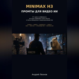 Обложка книги «MiniMax H3: Промты для видео ИИ»