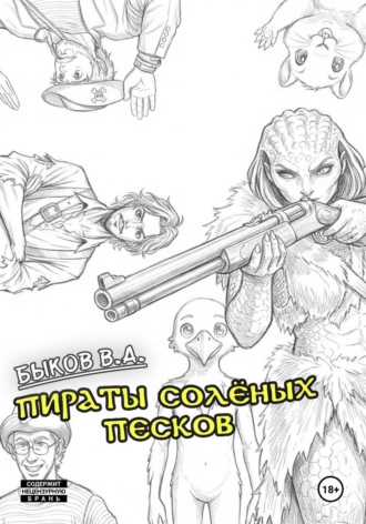 Обложка книги «Пираты Солёных Песков»