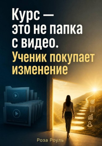 Обложка книги «Курс — это не папка с видео. Ученик покупает изменение»
