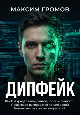 Обложка книги «ДИПФЕЙК: Как ИИ крадет ваши деньги, голос и личность. Пошаговое руководство по цифровой безопасности в эпоху нейросетей»