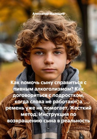 Обложка книги «Как помочь сыну справиться с пивным алкоголизмом? Как договориться с подростком, когда слова не работают, а ремень уже не помогает. Жесткий метод. Инструкция по возвращению сына в реальность»