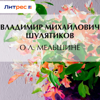 Обложка книги «О Л. Мельшине»