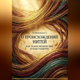 Обложка книги «О происхождении нитей»