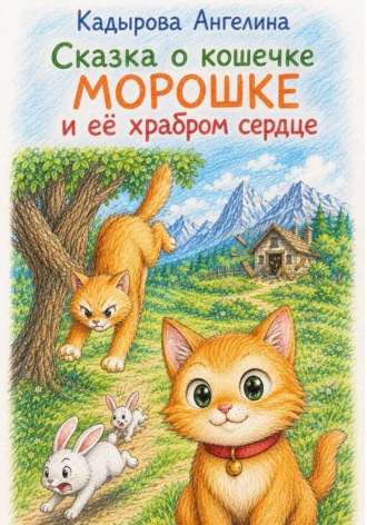 Обложка книги «Сказка о кошечке Морошке и её храбром сердце»