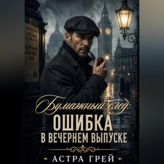 Обложка книги «Бумажный след: Ошибка в вечернем выпуске»