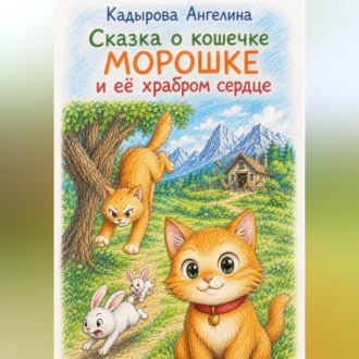 Обложка книги «Сказка о кошечке Морошке и её храбром сердце»