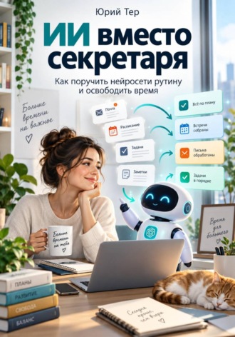 Обложка книги «ИИ вместо секретаря - как поручить нейросети рутину и освободить время»