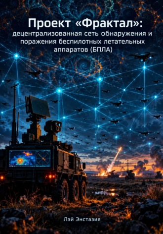 Обложка книги «Проект «Фрактал»: децентрализованная сеть обнаружения и поражения беспилотных летательных аппаратов (БПЛА)»