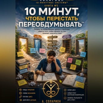 Обложка книги «10 МИНУТ, чтобы перестать ПЕРЕОБДУМЫВАТЬ»