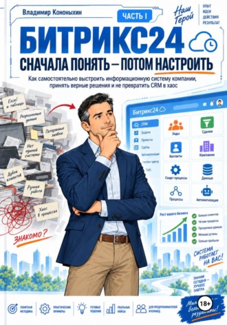 Обложка книги «Битрикс24. Сначала понять — потом настроить»
