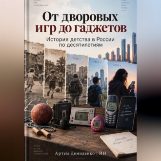 Обложка книги «От дворовых игр до гаджетов: История детства в России по десятилетиям»