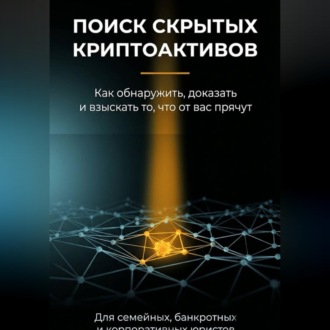 Обложка книги «Поиск скрытых криптоактивов»