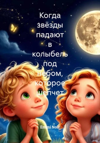 Обложка книги «Когда звёзды падают в колыбель под небом, которое шепчет»
