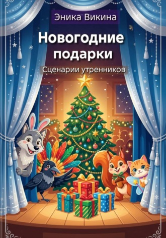 Обложка книги «Новогодние подарки. Сценарии детских утренников»