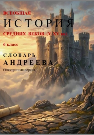 Обложка книги «Словарь Андреева. Всеобщая история средних веков (V-XV вв)»