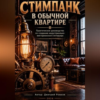 Обложка книги «СТИМПАНК В ОБЫЧНОЙ КВАРТИРЕ Практическое руководство по созданию индустриально-викторианского интерьера»