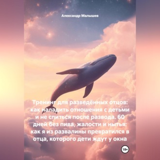 Обложка книги «Тренинг для разведённых отцов: как наладить отношения с детьми и не спиться после развода. 60 дней без пива, жалости и нытья: как я из развалины превратился в отца, которого дети ждут у окна»