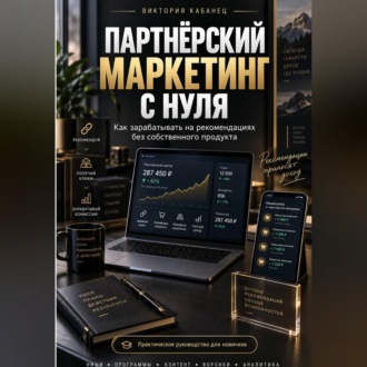 Обложка книги «ПАРТНЁРСКИЙ МАРКЕТИНГ С НУЛЯ»