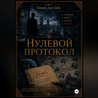 Обложка книги «Нулевой протокол»