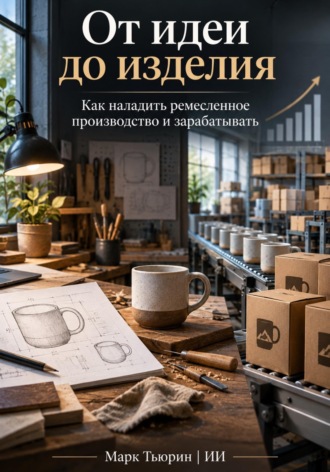 Обложка книги «От идеи до изделия: Как наладить ремесленное производство и зарабатывать»