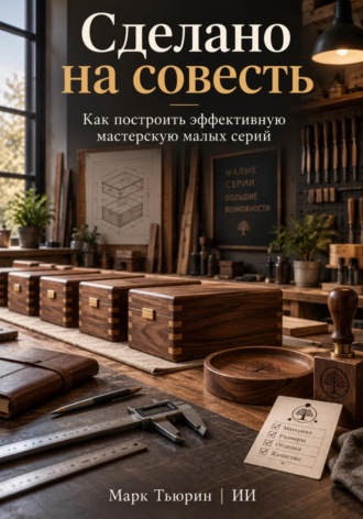 Обложка книги «Сделано на совесть: Как построить эффективную мастерскую малых серий»