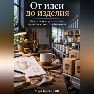 Обложка книги «От идеи до изделия: Как наладить ремесленное производство и зарабатывать»