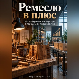 Обложка книги «Ремесло в плюс: Как превратить мастерскую в прибыльное производство»