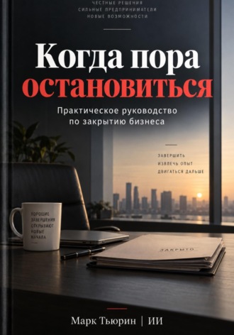 Обложка книги «Когда пора остановиться: Практическое руководство по закрытию бизнеса»
