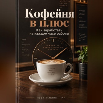Обложка книги «Кофейня в плюс: Как заработать на каждом часе работы»