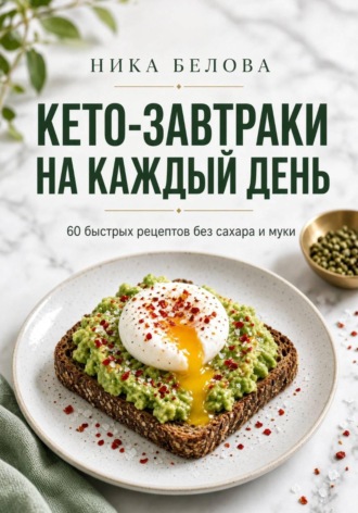 Обложка книги «Кето-завтраки на каждый день. 60 рецептов»