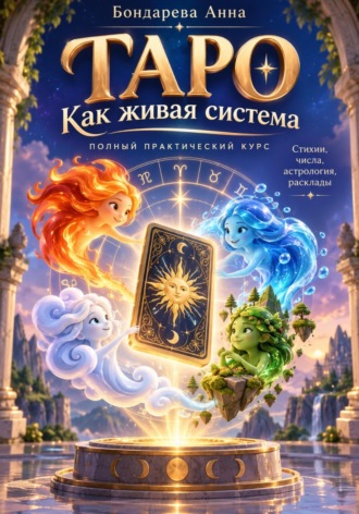 Обложка книги «Таро как живая система. Стихии. Числа. Астрология»